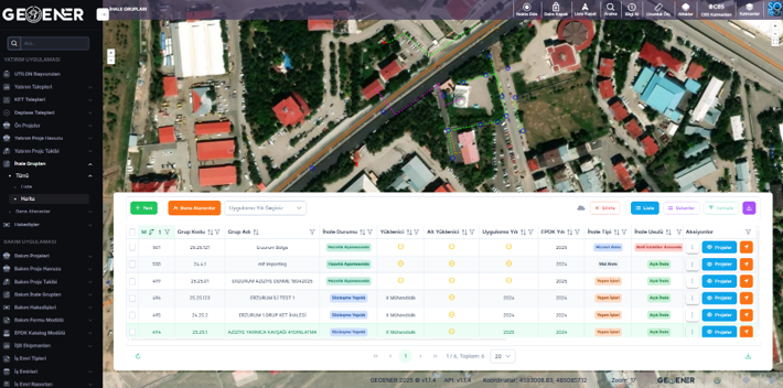 Bakım Yönetim Sistemi - Ana Uygulama Ekranı